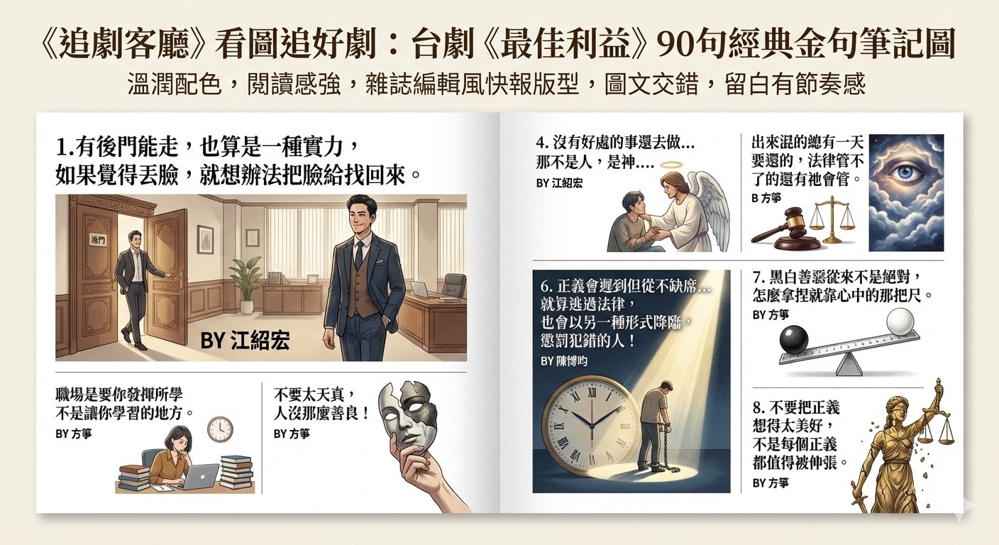 《最佳利益》90句經典金句（持續更新ing）
