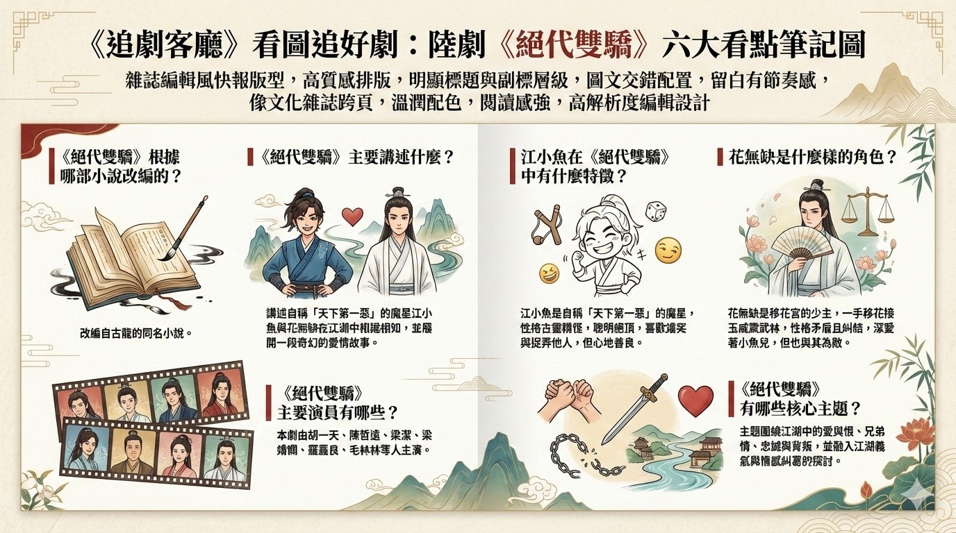絕代雙驕（2020年陸劇）：劇情簡介＆人物介紹＆分集劇情（更新到44集最終回）