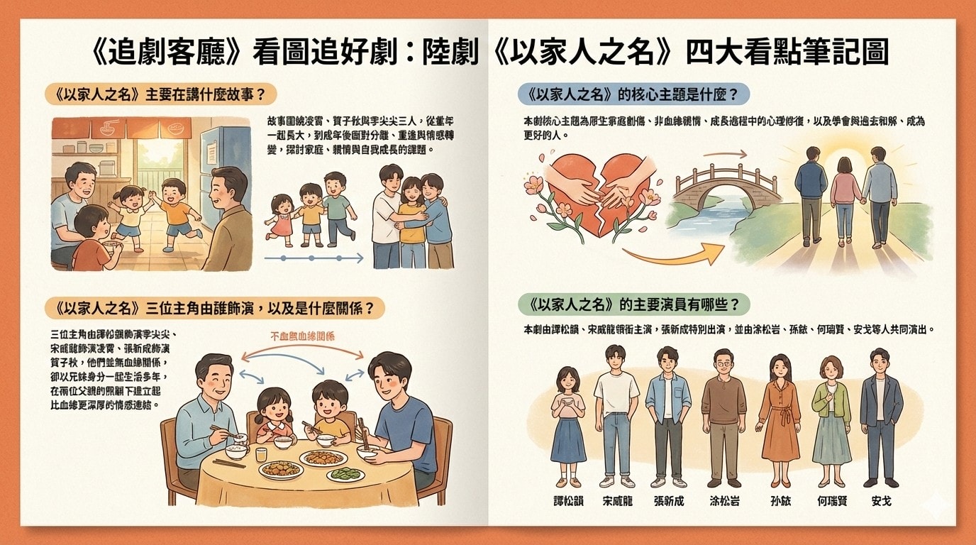 以家人之名（陸劇）：劇情簡介＆人物介紹＆分集劇情