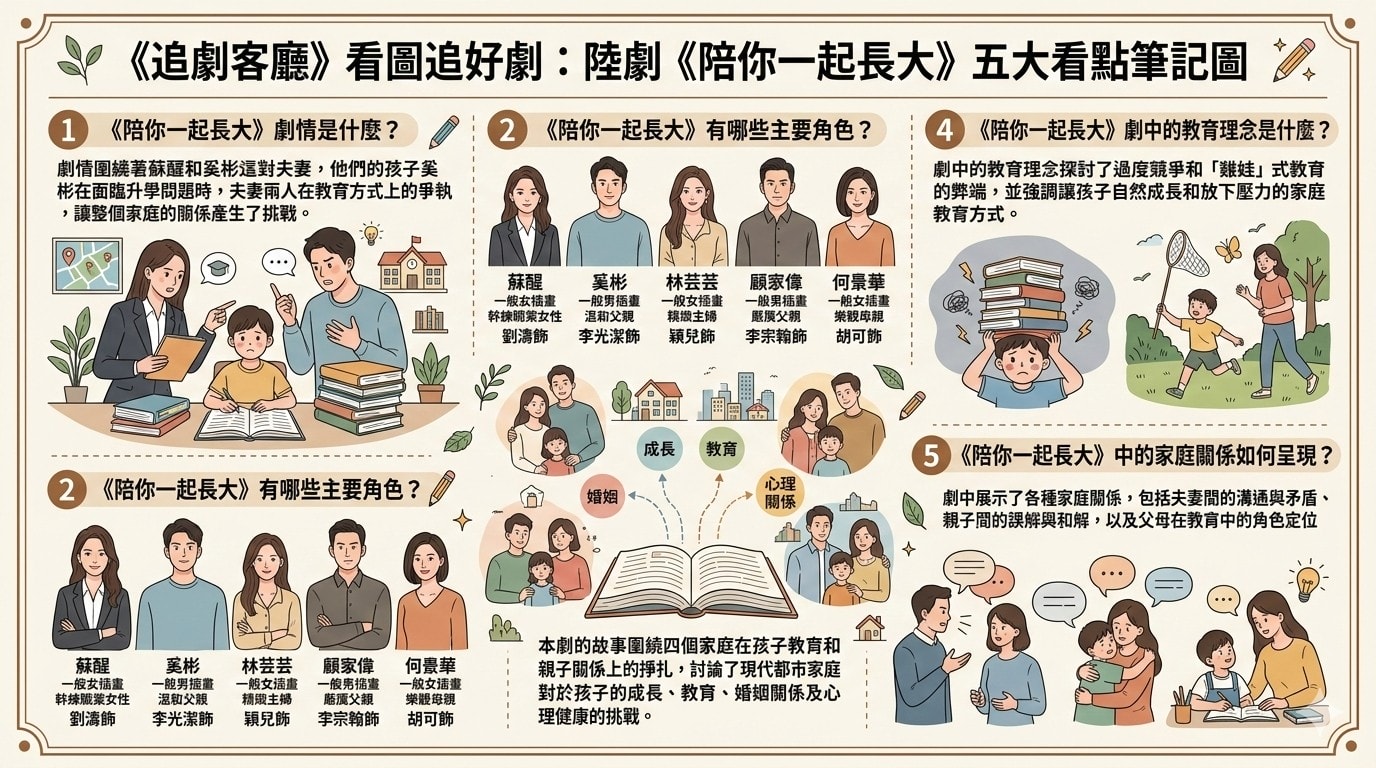 陪你一起長大（陸劇）：劇情簡介＆人物介紹