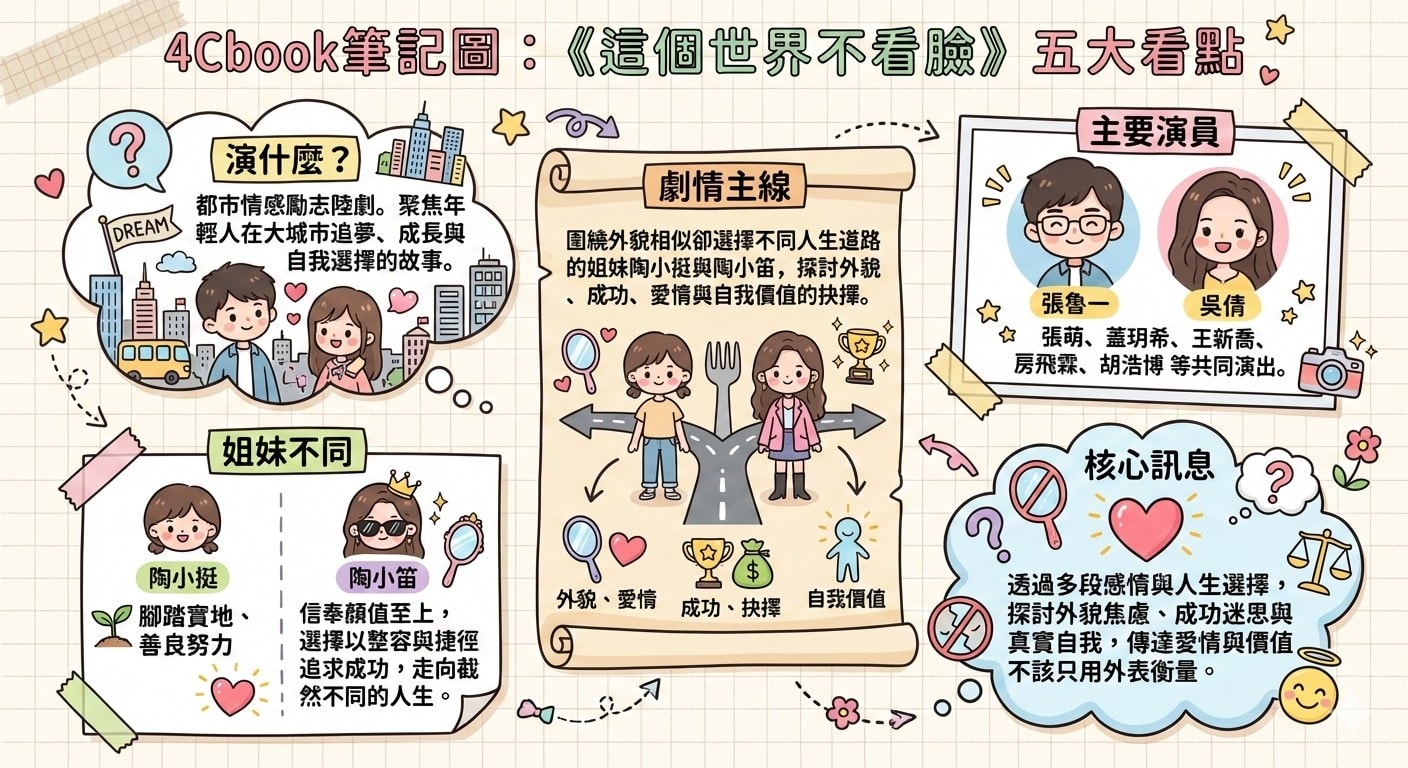 這個世界不看臉（陸劇）：劇情簡介＆人物介紹