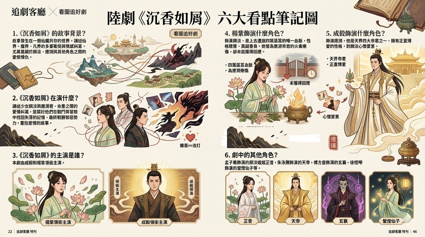 沉香如屑（陸劇）：劇情簡介＆人物介紹＆分集劇情