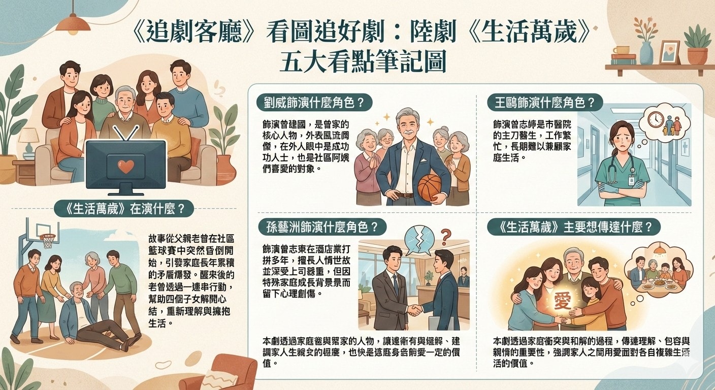 生活萬歲（陸劇）：劇情簡介＆人物介紹
