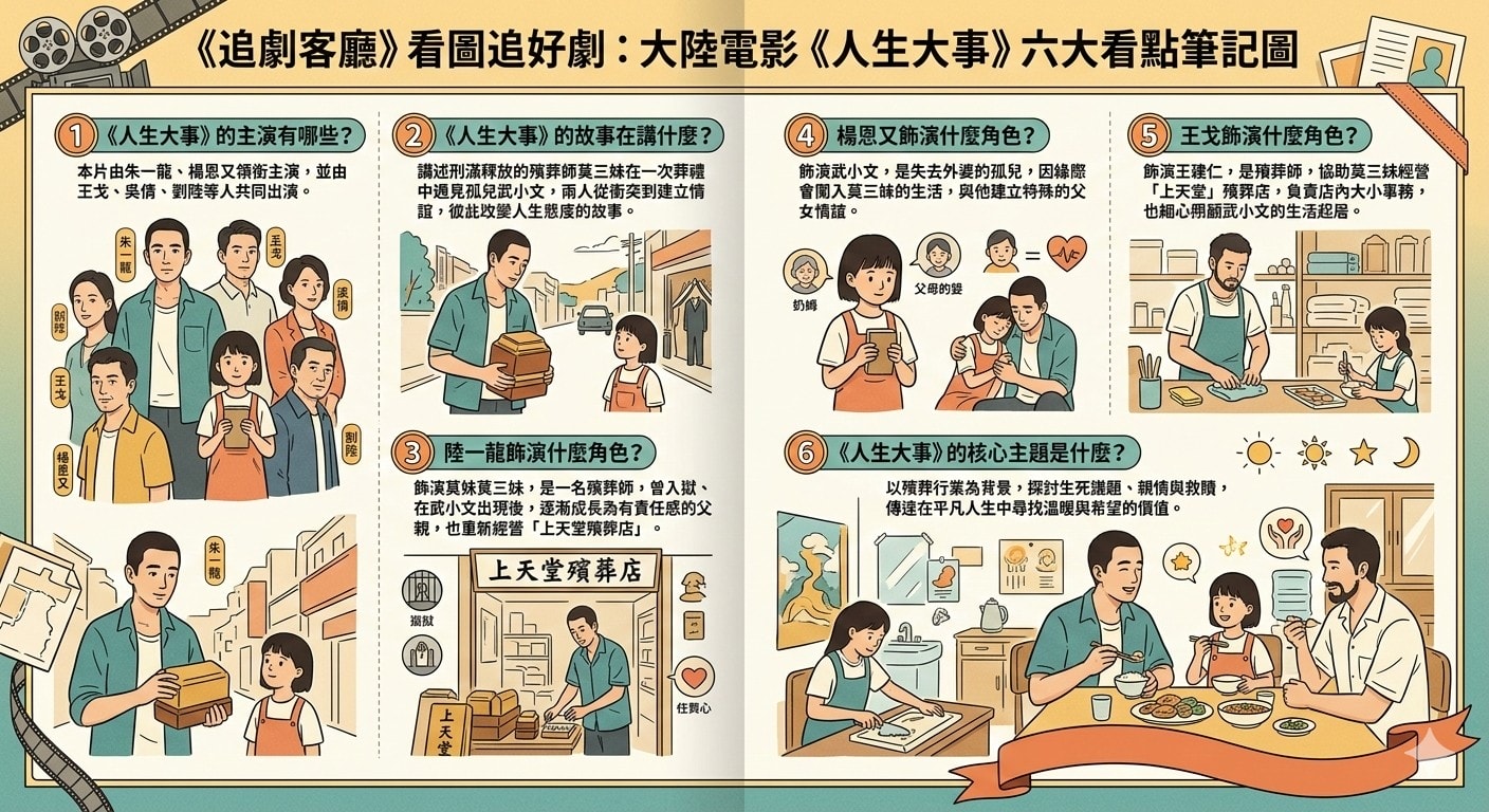人生大事（大陸電影）：劇情簡介＆人物介紹