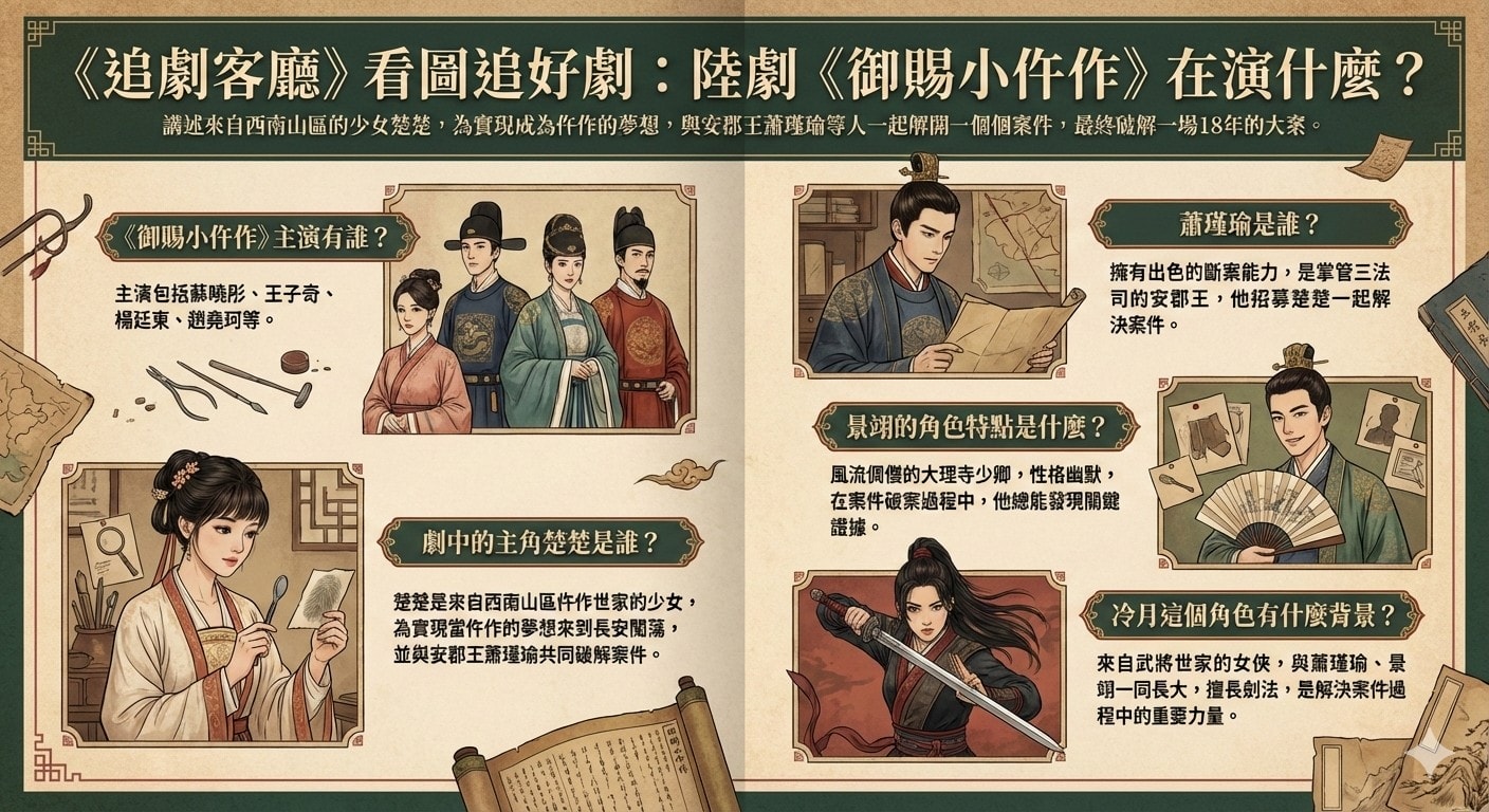 御賜小仵作（陸劇）：劇情簡介＆人物介紹＆分集劇情（更新到第1到36集最終回）