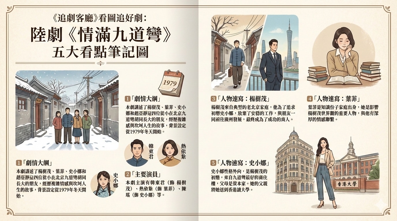 情滿九道彎（陸劇）：劇情簡介＆人物介紹