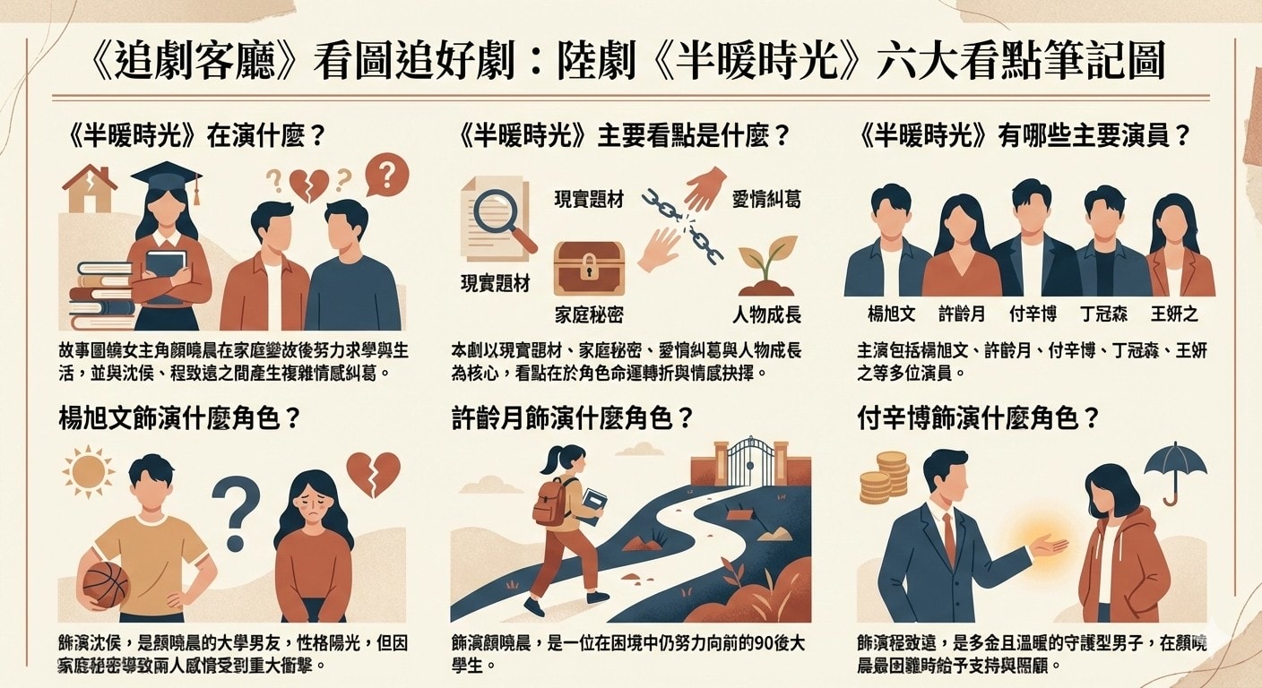 半暖時光（陸劇）：劇情簡介＆人物介紹