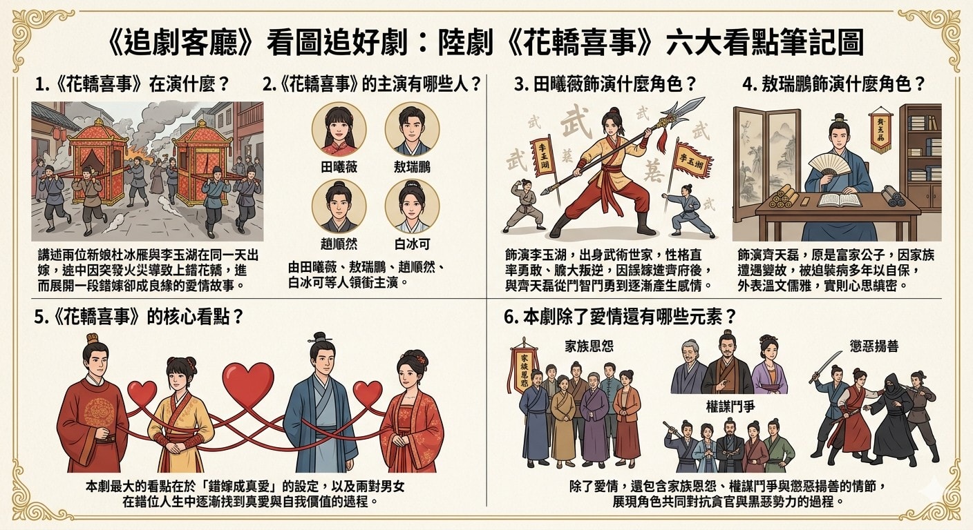 花轎喜事(陸劇):由田曦薇、敖瑞鵬主演,劇情簡介&人物介紹 - 第2張圖 花轎喜事(陸劇):由田曦薇、敖瑞鵬主演,劇情簡介&人物介紹