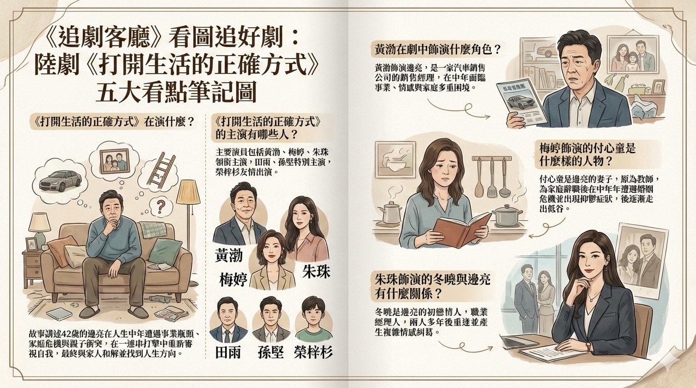 打開生活的正確方式(陸劇):劇情簡介&人物介紹 - 第2張圖 打開生活的正確方式(陸劇):劇情簡介&人物介紹