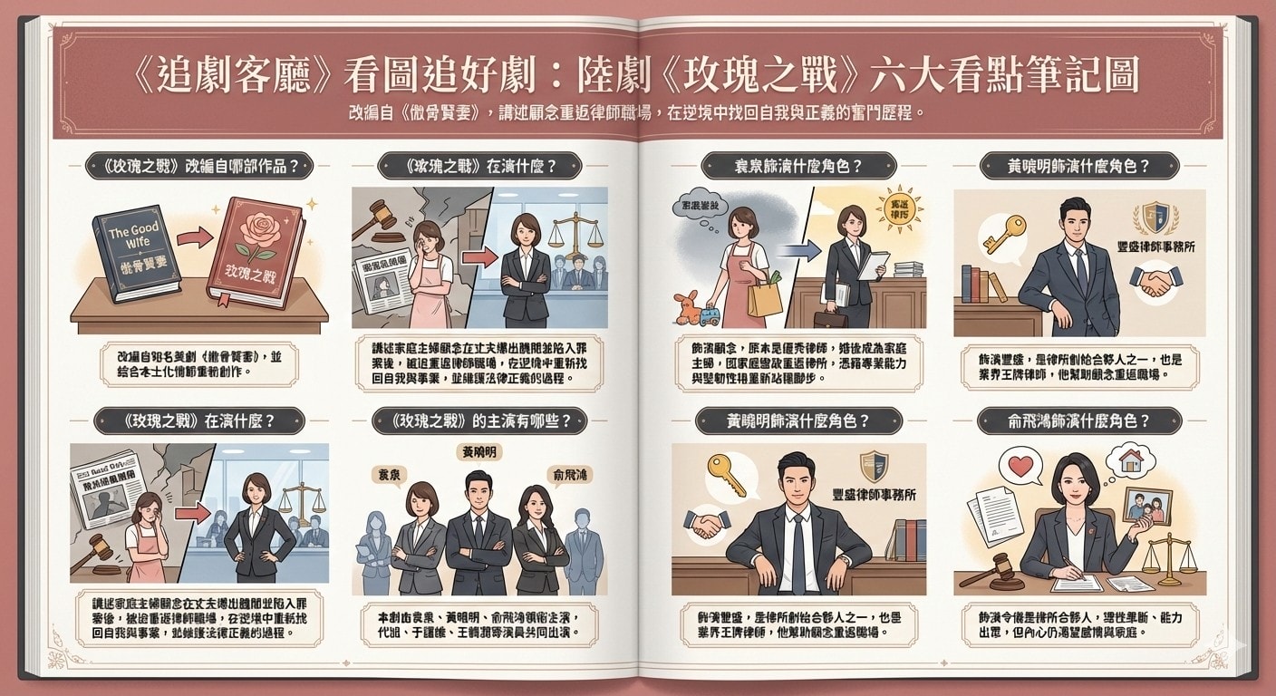 玫瑰之戰（陸劇）：劇情簡介＆人物介紹
