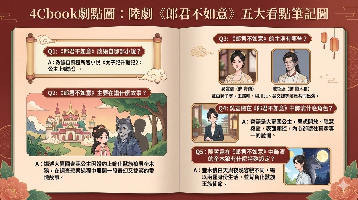 郎君不如意（陸劇）：劇情簡介＆人物介紹
