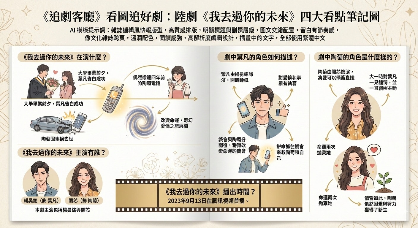 我去過你的未來（陸劇）：劇情簡介＆人物介紹