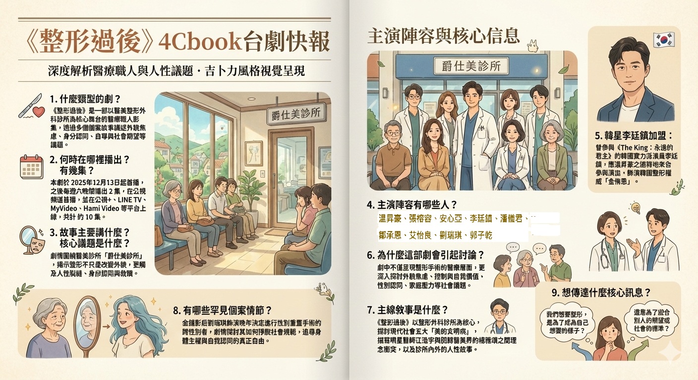 台劇《整形過後》十大關鍵看點&劇情簡介&角色介紹;解析整形背後的故事 - 第2張圖 台劇《整形過後》十大關鍵看點&劇情簡介&角色介紹;解析整形背後的故事