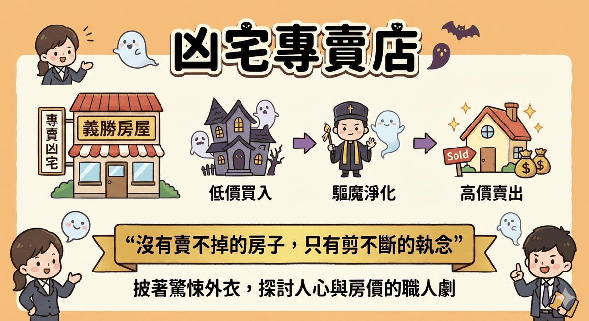 【凶宅專賣店】賣的不是凶宅，而是執念？劇情角色、內容梗概介紹