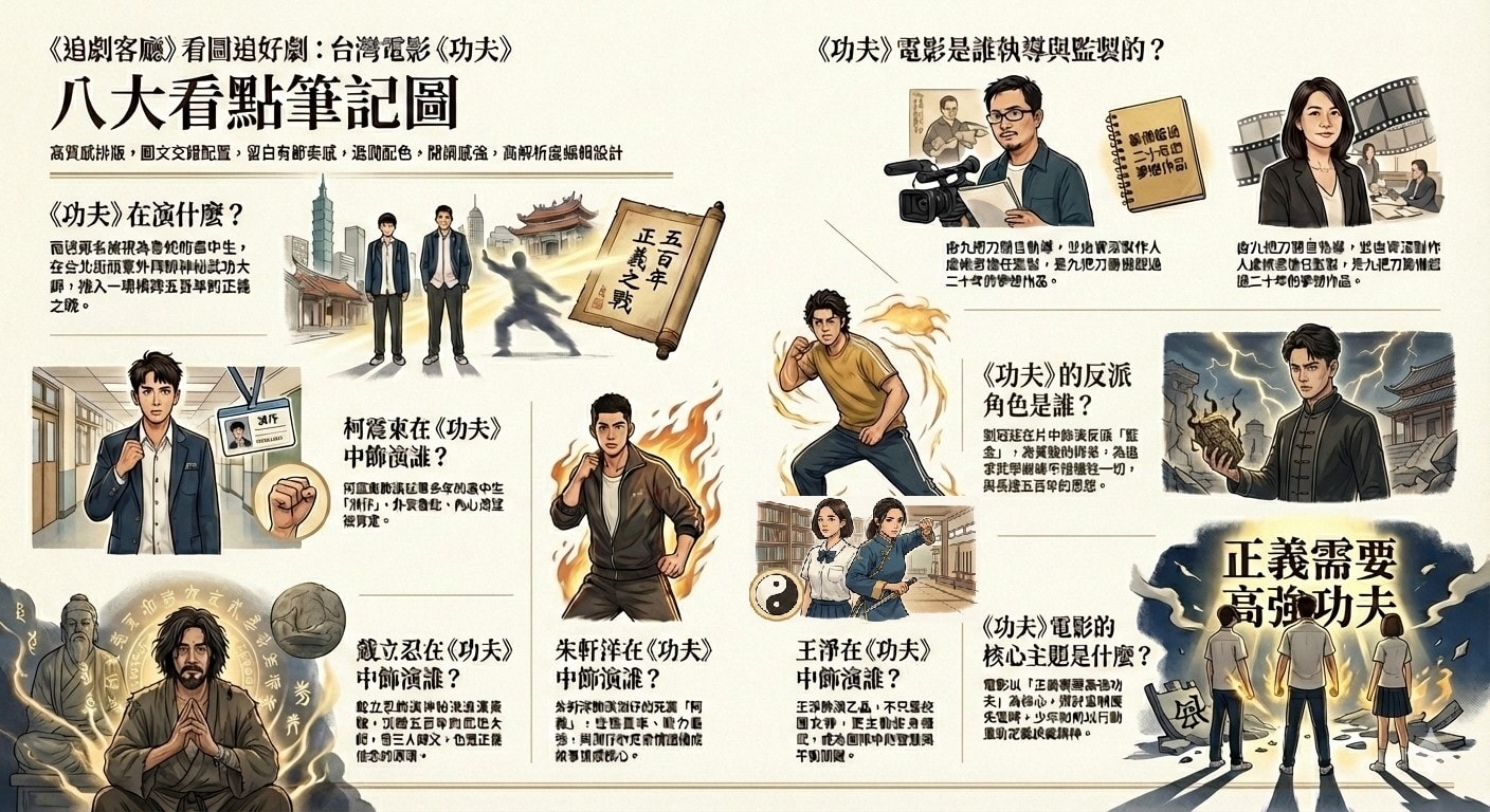 九把刀同名小說改編的電影《功夫》20大亮點;戴立忍、柯震東、朱軒洋、王淨領銜主演。 - 第2張圖 九把刀同名小說改編的電影《功夫》20大亮點;戴立忍、柯震東、朱軒洋、王淨領銜主演。